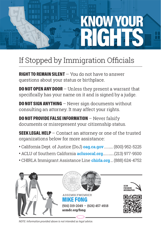 Know Your Rights - English