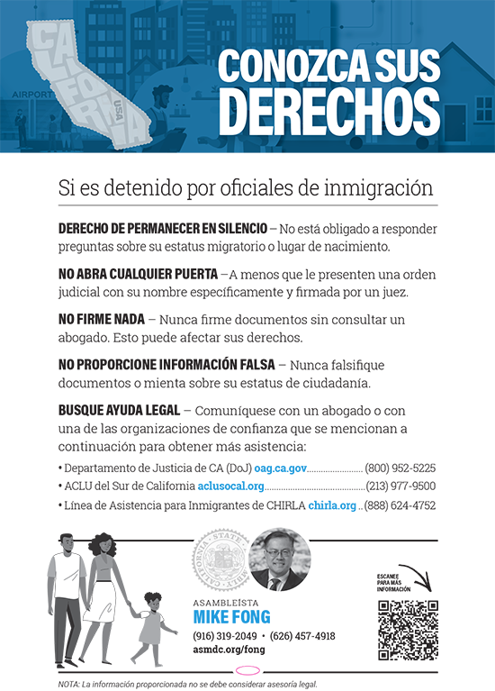 Know Your Rights - Spanish