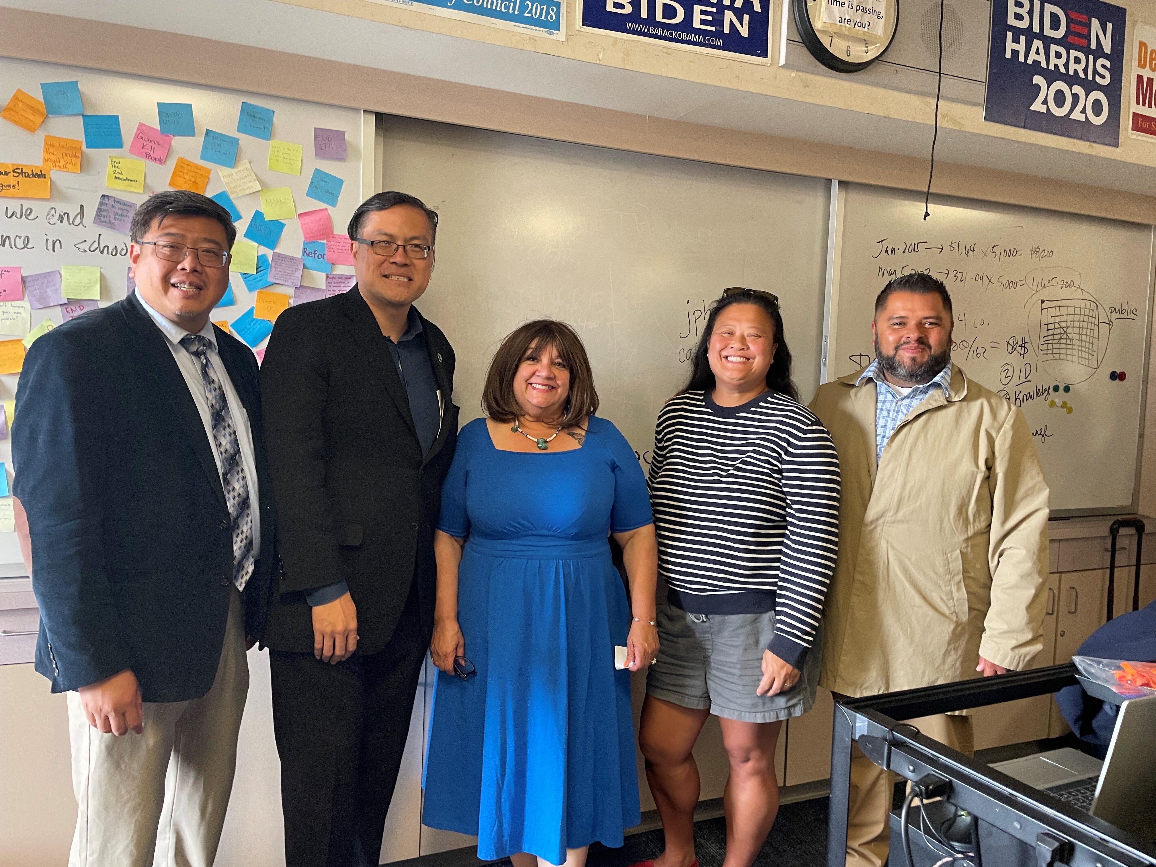 Assemblymember Fong stands alongside community leaders