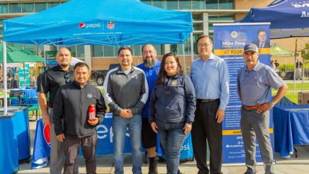 Group shot with Assemblymember