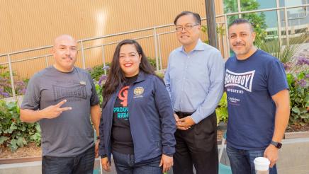 Group shot with Assemblymember