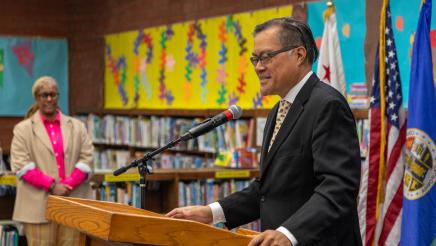 Assemblymember Fong Presents a $1 Million Check to the LA County Norwood Public Library for Refurbishment of Library Facilities 