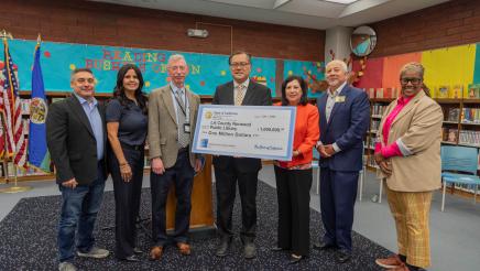 Assemblymember Fong Presents a $1 Million Check to the LA County Norwood Public Library for Refurbishment of Library Facilities 