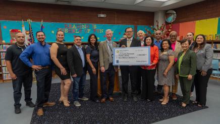 Assemblymember Fong Presents a $1 Million Check to the LA County Norwood Public Library for Refurbishment of Library Facilities 