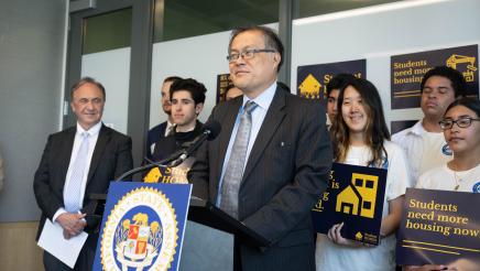 Student Housing Press Conference